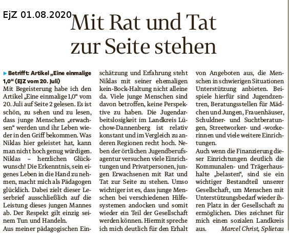 Mit Rat und Tat zur Seite stehen